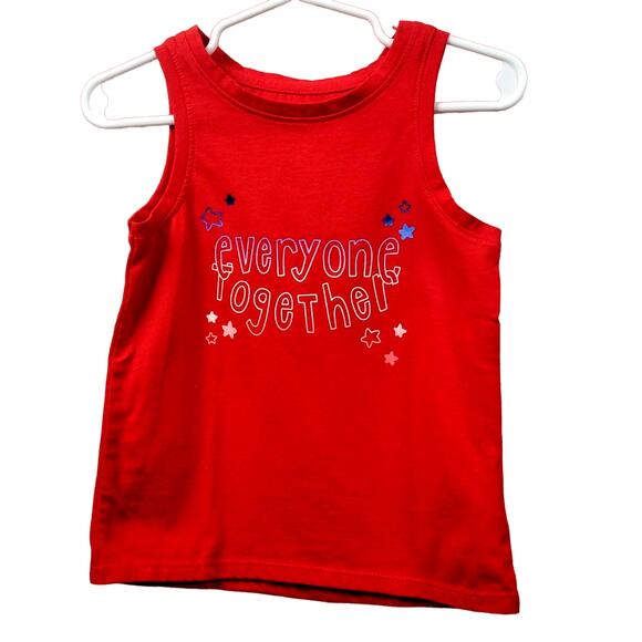Cat & Jack Patriotic Tank Top Size 2T - Picture 1 of 4